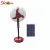Import DC 12v brushless cooling ventilation solar rechargeable fan with built in battery for home from China