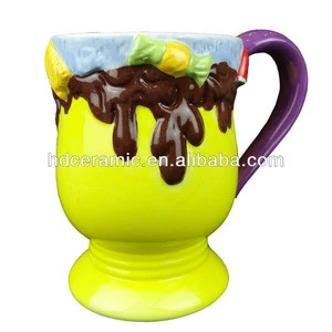 Decorative ceramic drinking cups for kids