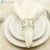 Import Delicate Aluminum Alloy Napkin Rings in Silver Napkins Ring Size Fashion Towel Buckle Holder Table Decorations from China