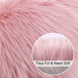 Deluxe Home Decorative Super Soft Plush Faux Fur Cushion Cover