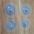 Import Diameter 60 mm Waterproof Transparent Reusable Seamless wall Hooks Bathroom Kitchen Strong Self Adhesive Screw Buckle Hooks from China