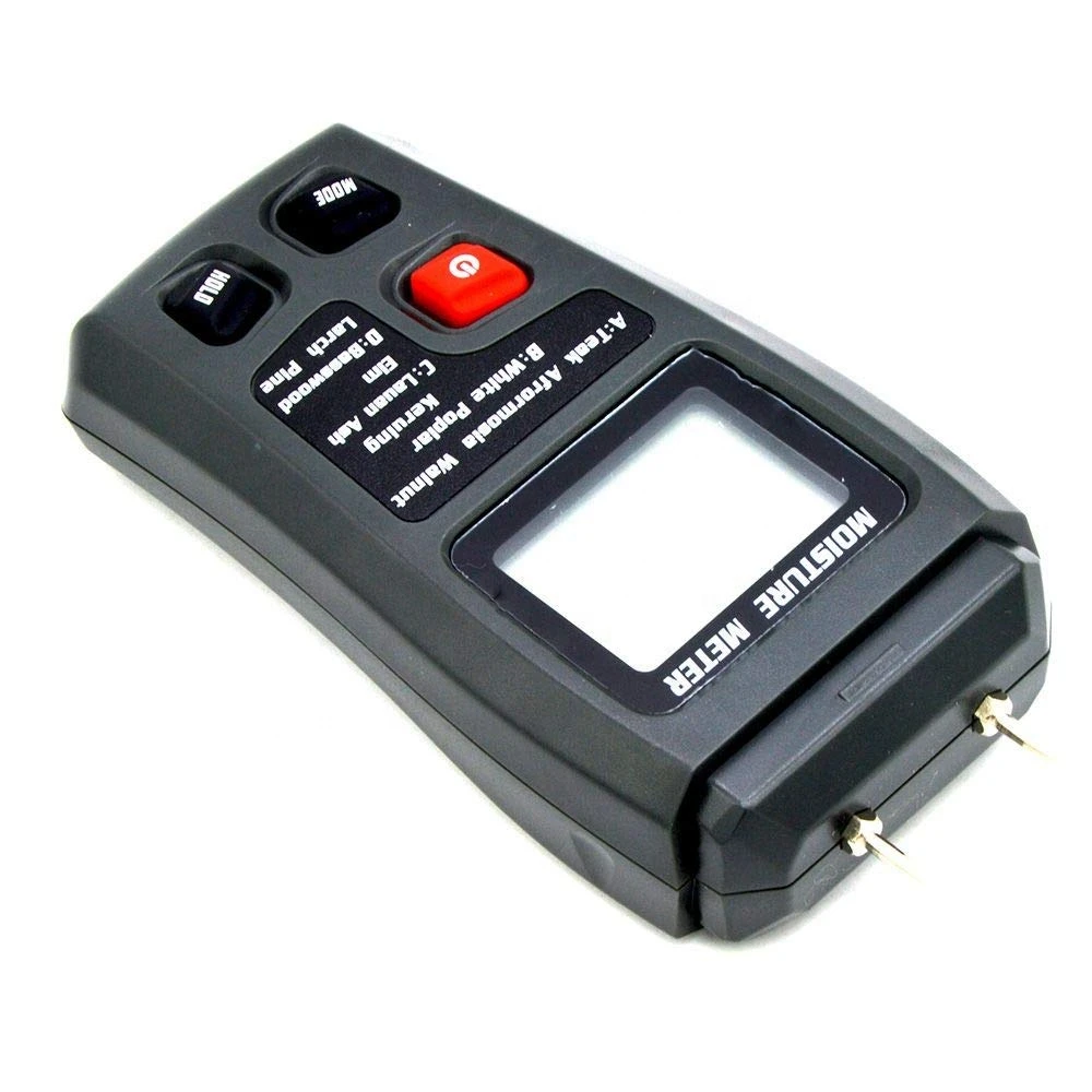 Digital Moisture Meter Moisture Meter Tester Water Moisture Content MT-10 Wood Damp Detector Tester Hygrometer LCD Display