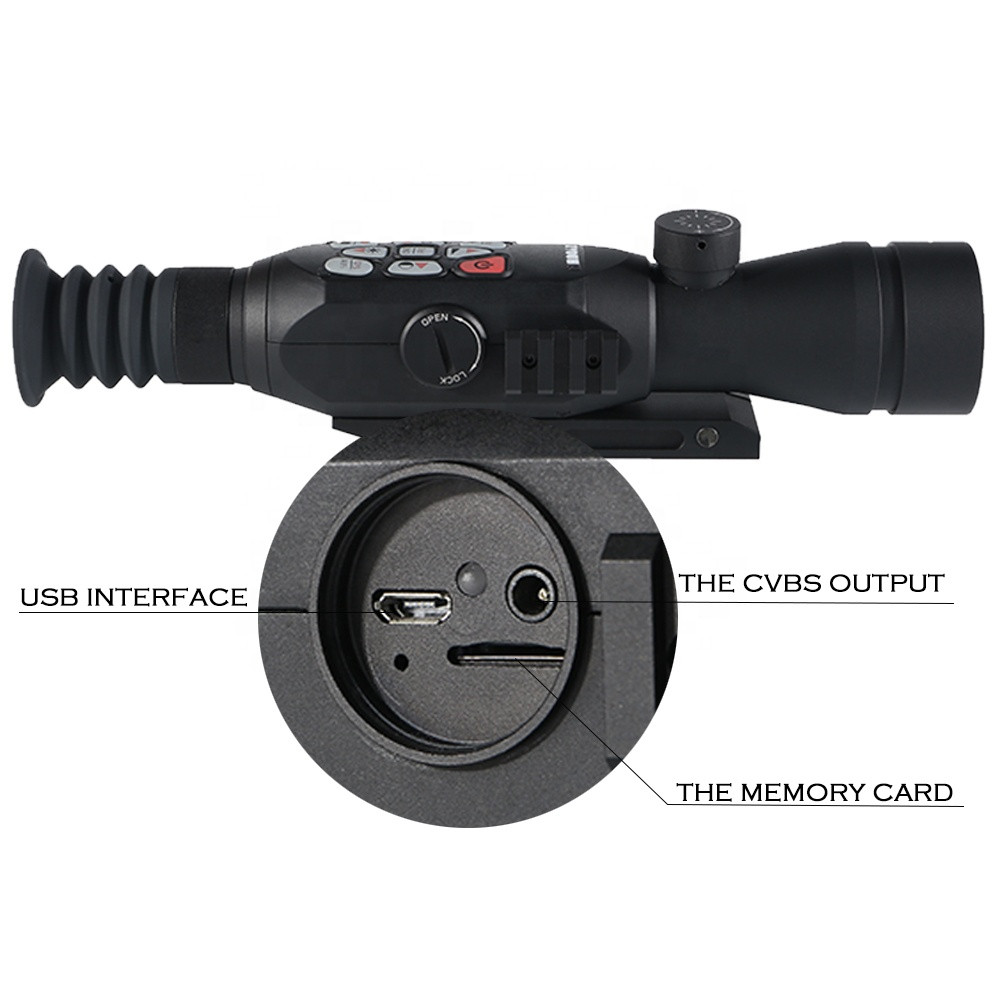 Buy Digital Night Vision Sight Scope Built-in Wifi Ranging Hunting ...