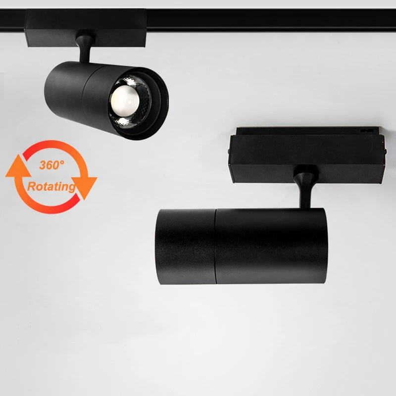 Dimmable Adjustable 24/48V Recessed Surface Hanging LED Magnetic Spot Track Light