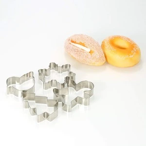DIY biscuit mold stainless steel  baking cake tools christmas cookie cutter set