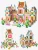 Import DIY Childrens wooden multi-functional  doll house changeable custom building blocks interactive educational toys from China