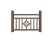 Import DIY fireproof  Outdoor home and garden patio easy installation customized size composite wood wpc railing from China