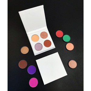 DIY Low MOQ Private Label Eye Shadow 4 Color Eyeshadow Palette
