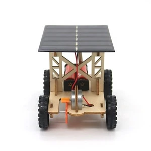 DIY Solar car science manual materials creative toy model