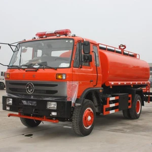 Dongfeng fire fighting and watering multi function truck 4*2 watering cart tanker and fire truck double usage truck