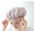 Import Dropshipping Double Waterproof Lace Shower Cap Shower Hood Lampblack Hat Dry Hair Caps from China