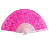 Durable and easy to take Spanish embroidery hand fan wholesale