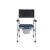 Import DW-6001A Hot Sale Medical Foldable Commode Moving Toilet Chair from China