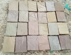 DYB Multicolor Sandstone Cobble Stone Pavers