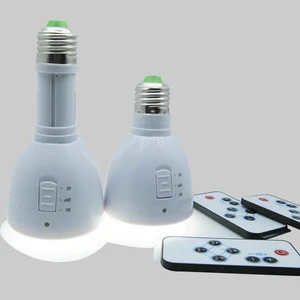 E27 Rechargeable Portable LED Bulb with AC/DC Switch