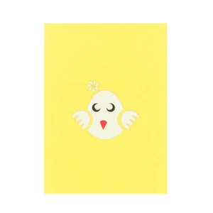 Easter baby chicken pop up card handmade greeting card Greeting Card wholesale manufacturer