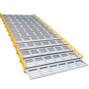 Easy installation foldable movable motorcycle aluminum wheelchair ramp