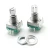 Import EC11 plum blossom shaft five-pin switch, 15MM handle, rotary encoder, digital potentiometer, audio amplifier from China