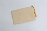 Eco Friendly Ramie Cotton makeup Bag Flat Zipper Cosmetic Bag  nationals style cotton coins bag for ladies