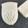 eco friendly reusable drawstring organic cotton muslin produce bag