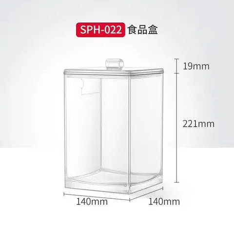 ECOBOX Plastic Airtight Candy Storage Bins Boxes Candy Scoop Bins For Shop