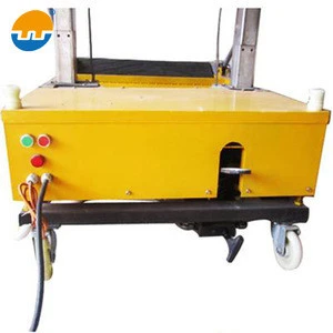 Economic lowest investment decoration wall plaster rendering machine