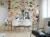 Import EH-153 Nancy mural wallpaper flower wall murals flowers wallpapers/wall coating from China
