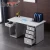 Ekintop Office Furniture Modern Small Office Desk Metal Table with Drawers