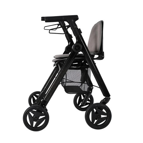 Elderly Assisted Four Wheel Carbon Fiber Trolley