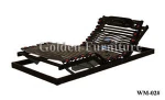 Electric slat bed frame with adjustable cups