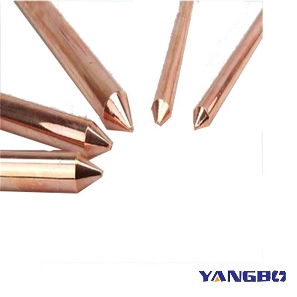 Electroplating Process Copper Clad Steel Ground Rod Copper-plated ground rod 50mm ground electrode