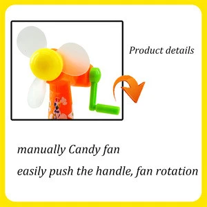 EN71 Handheld Fan Sweet Hard Candy Type Wholesale Imported Sugar Confectionery for Summer
