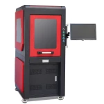 Enclosed cabinet uv laser engraving machine metal glass ceramics all-purpose cold light air cool uv laser marking machine