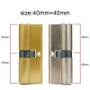 Euro Profile 80mm Length Double Open Cam Brass Lock Master Key Door Lock Cylinder