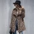Import European and American women&#x27;s cheap faux fur coats women autumn and winter 2020 new mid-length leopard print casual coat women from China