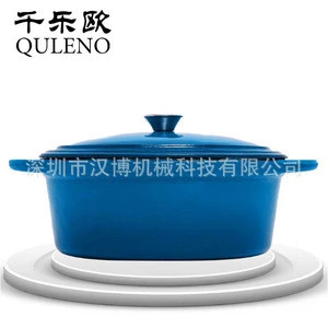 European manufacturers supply one thousand music enamel cast iron never rust health Tangbao cheap wholesale and retail saucepan