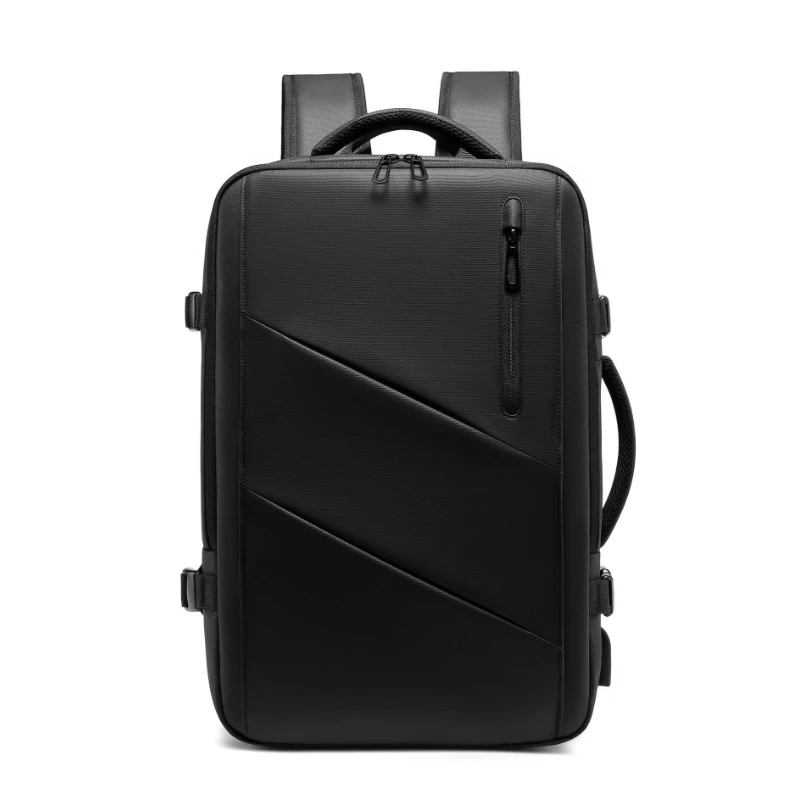 Extention Large Capacity Men USB Charging Computer Bags Cases Waterproof Laptop Business Backpack