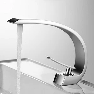 FAAO brass chrome single handle bathroom wash basin faucet