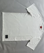 Factory Custom Fabric 100% Organic Cotton T Shirts For Men   T-Shirts With Organic Certificate 21 Yarn For T Shirts