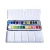 Import Factory Direct 12/24/48 Colors portable solid water color paint set with tin box from China
