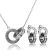 Factory direct sale classic gold jewelry sets women earring necklace jewelry set stainless steel jewelry sets