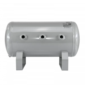 Factory direct sale custom-made aluminum steel air tanks high quality 24 liter  horizontal type air compressor tank wholesale