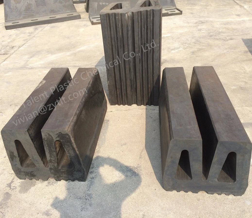 factory direct supply W type marine rubber fender for jetty