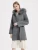 Import Factory directly supply wholesale wool coat with fox fur collar belt cashmere coats winter women wool coat with fur hood from China