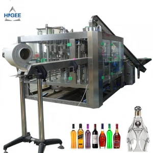 Factory liquor bottling machine with spirit whisky red wine vodka , alcohol filling machine with wine filling machine liquid