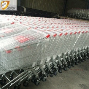 Factory Metal supermarket goods shopping cart trolley