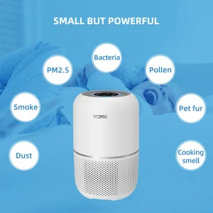 Factory Price New Products Home Air Purifier HEPA Filter PM2.5 Dust Sensor Portable Desktop UV Air Purifier