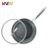 Factory price stainless steel induction travel non stick fry pan