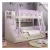 Import Factory promotion and cheap price solid Wooden kids two double bunk bed  3 Tier Kids Bed Triple Bunk Bed For kids Children from China