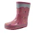 Import Factory Sale Fashionable Anti-slip Dot Pattern rubber kids rain boots girls from China